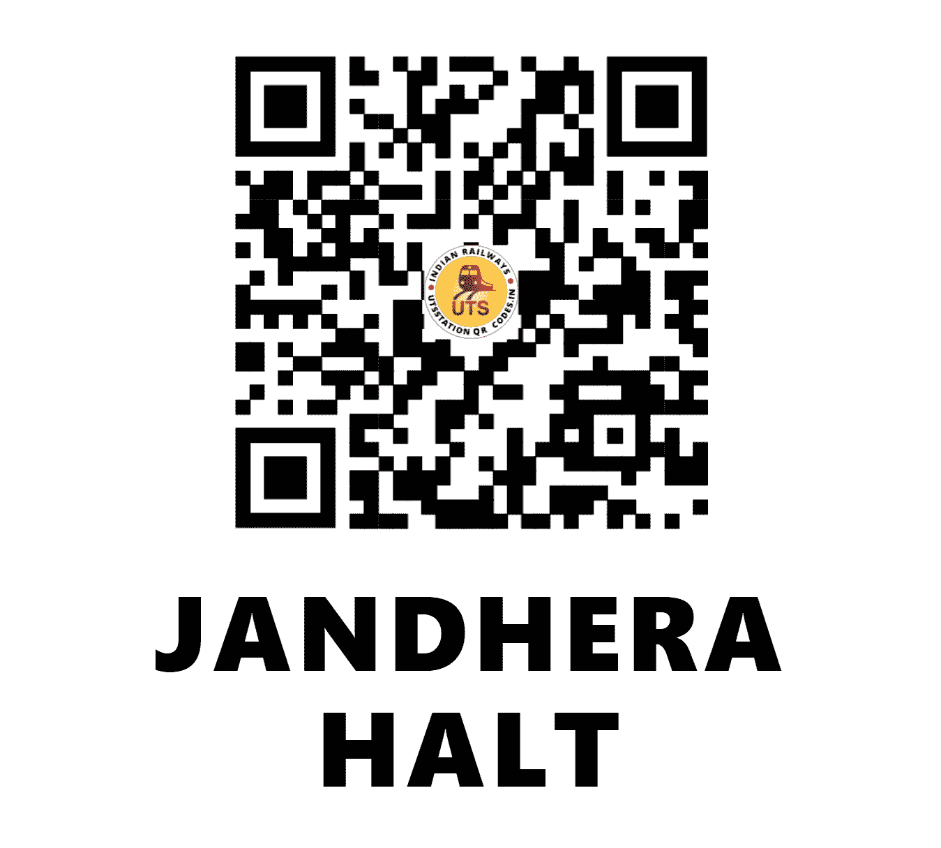 UTS QR Code for JANDHERA HALT - JDHH (NR - UTTAR PRADESH)